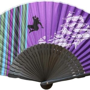 Osaka Choseido Fan, Men's, Women's, Overseas Souvenir, Japanese Souvenir, Stylish, Polyester, Single Box Included