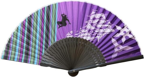 Osaka Choseido Fan, Men's, Women's, Overseas Souvenir, Japanese Souvenir, Stylish, Polyester, Single Box Included