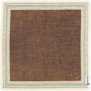 Yamamoto Hitoto Shoten Kichiseki Handkerchief Striped Cha [992-A] Made in Japan Japanese Pattern Inbound Souvenir