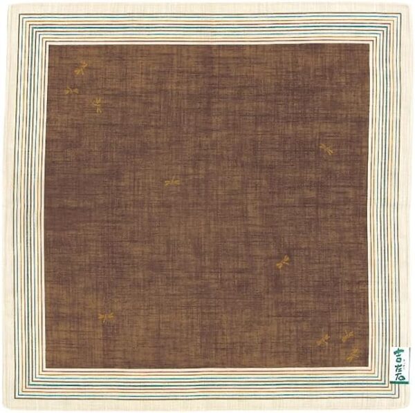 Yamamoto Hitoto Shoten Kichiseki Handkerchief Striped Cha [992-A] Made in Japan Japanese Pattern Inbound Souvenir