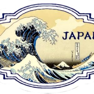 Keisuu Japanese Local Specialty Water Resistant and Lightproof Sticker Sticker Sticker Within Approx. 3.3 x 2.6 inches (8.5 x 6.5 cm) Souvenir Namiura