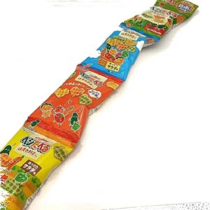 Calbee Vegetable Light Salad Flavor Mini 4 Rolls, 1.4 oz (40 g)