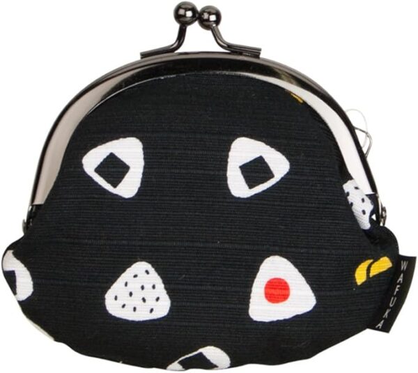 Prairie Dog 2.6-inch Coin Purse, Rice Ball, Made in Japan, Furoshiki Fabric, Japanese Pattern, Souvenir