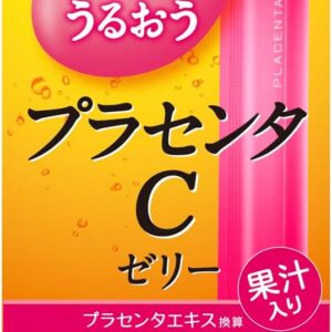 Earth Pharmaceutical Plenty of Moisture Placenta C Jelly, Acerola Flavor, 0.4 oz (10 g) x 7 Bottles