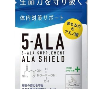 TOA NUTRISTICK TOAMIT TOA 5-ALA Supplement, 30 Tablets, 5-Aminolevulinic Acid, Made in Japan