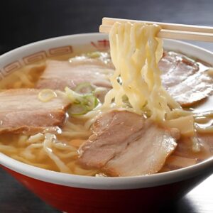 Kitakata Ramen, Soy Sauce Flavor, 5 Servings, Raw Noodles, Soup Included, Local
