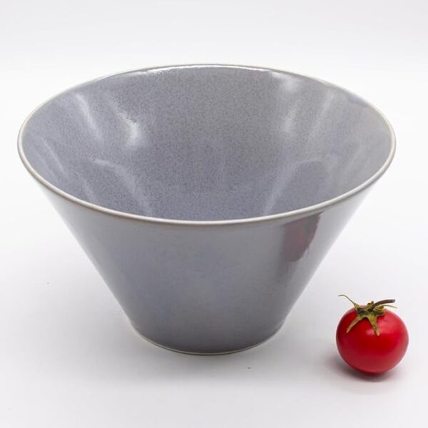 Aito 0517312 Natural Color Donburi Bowl, Plate, Ramen Donburi, Large, Diameter Approximately 6.7 x Depth 3.7 inches (17 x 9.4 cm), Blue Gray, Ash, Mino Ware, Udon, Donburi, Stylish, Dishwasher Safe, - Image 6