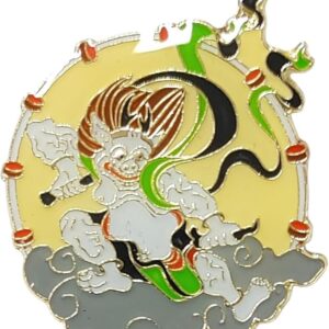 Pin badge souvenir Japanese style Japan tourism local old-fashioned traditional folk craft travel