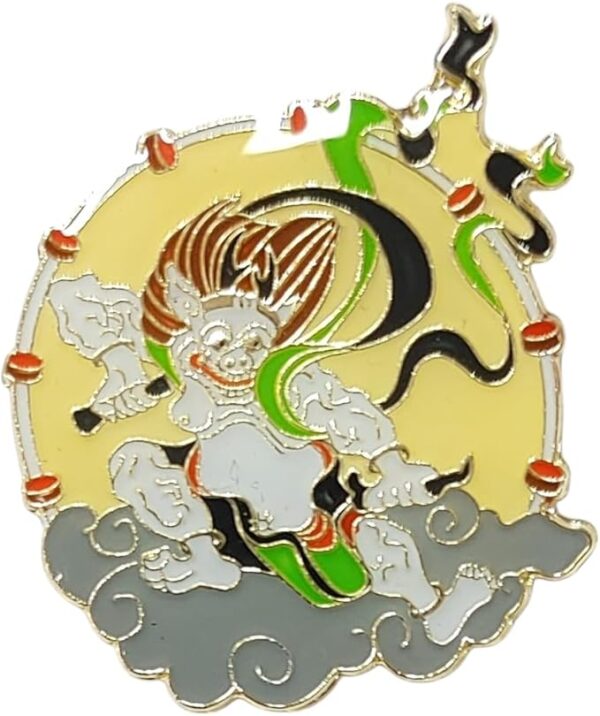 Pin badge souvenir Japanese style Japan tourism local old-fashioned traditional folk craft travel