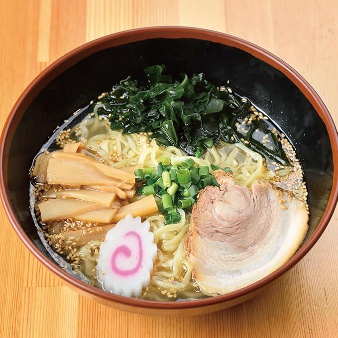 Yamashio Ramen Perfect Ramen SIO (S) 3 Meals Set, Noodles and Soup, Salt Ramen, Raw Noodles, Multi-submersible Thick Curly Noodles, Rare Salt from Aizu