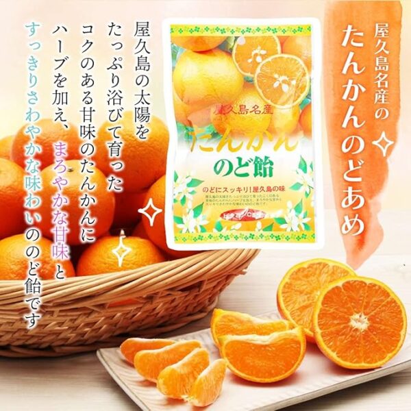 Yakushima Market Throat Candy Yakushima Specialty Tankan Throat Candy 2.8 oz (80 g) / Yakushima Souvenir - Image 3