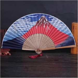 Japanese Souvenir Fan, Japanese Pattern, 36 Views of Fugaku, Souvenir for Foreigners