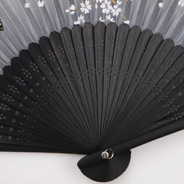 TOUWA Fan, Men's, Women's, Bamboo Ribs, Japanese Pattern, Lightweight, Japan, Souvenir, Festivals, Fireworks Shows, New Year's Parties, Recitals, Yukata, Kimono, Japanese Accessories, Kabuki - Image 4