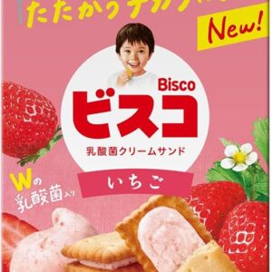 Glico Bisco Strawberries, 15 Pieces