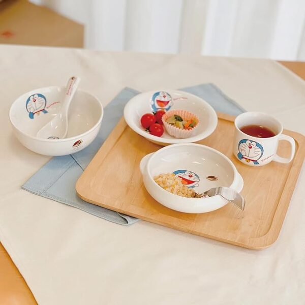 Doraemon 071135 Ramen Rice Bowl, 5.7 inches (14.5 cm), Microwave, Dishwasher Safe, Dishes, Miscellaneous Goods, Children's Tableware, Character Goods, Made in Japan - Image 2