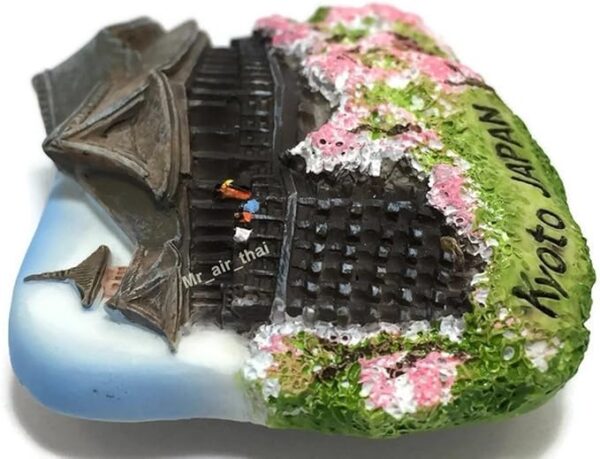 Kiyomizu Temple Kyoto Japan Souvenir Collection 3D Fridge Refrigerator Magnet Hand Made Resin - Japanese Refrigerator Magnet, Souvenir, Collection, Handmade Resin - Image 2