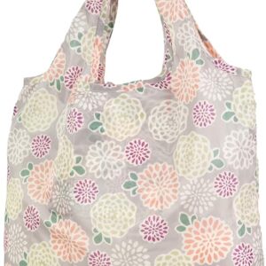 Kurochiku Japanese Pattern Shopping Eco Bag, Chrysanthemum Flower