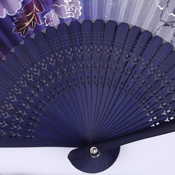 TOUWA Fan, Men's, Women's, Bamboo Ribs, Japanese Pattern, Lightweight, Japan, Souvenir, Festivals, Fireworks Shows, New Year's Parties, Recitals, Yukata, Kimono, Japanese Accessories, Kabuki - Image 5