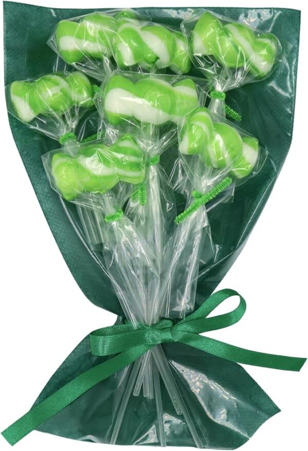Candy Bouquet, 7 Idol Candies, Green, Presentation, Petite Gift (Melon)