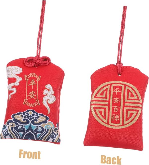 Peace Amulet Celebration Flower Charm with Spiritual Salt Sachet - Image 3