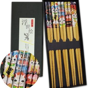 A Japanese souvenir that foreigners will love: a set of 5 pairs of chopsticks