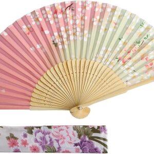 TOUWA Fan, Men's, Women's, Bamboo Ribs, Japanese Pattern, Lightweight, Japan, Souvenir, Festivals, Fireworks Shows, New Year's Parties, Recitals, Yukata, Kimono, Japanese Accessories, Kabuki