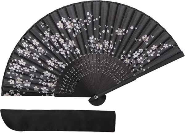 TOUWA Fan, Men's, Women's, Bamboo Ribs, Japanese Pattern, Lightweight, Japan, Souvenir, Festivals, Fireworks Shows, New Year's Parties, Recitals, Yukata, Kimono, Japanese Accessories, Kabuki