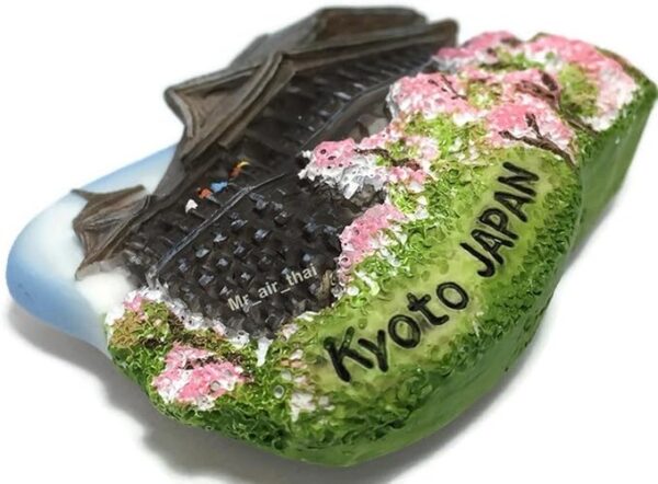 Kiyomizu Temple Kyoto Japan Souvenir Collection 3D Fridge Refrigerator Magnet Hand Made Resin - Japanese Refrigerator Magnet, Souvenir, Collection, Handmade Resin - Image 3
