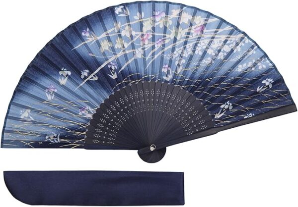 TOUWA Fan, Men's, Women's, Bamboo Ribs, Japanese Pattern, Lightweight, Japan, Souvenir, Festivals, Fireworks Shows, New Year's Parties, Recitals, Yukata, Kimono, Japanese Accessories, Kabuki
