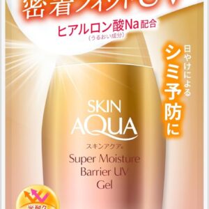 SKIN AQUA Super Moisture Barrier UV Gel, 3.5 oz (100 g) (Formulated with Hyaluronic Acid, Adhesion Fit UV, SPF 50+, PA++++, Water Resistant, Super Waterproof)