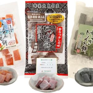 Amami Yohi-mochi, Amami Yohitan Kankan Mochi, 1 Bag of Each Set, Food Management Labels Included