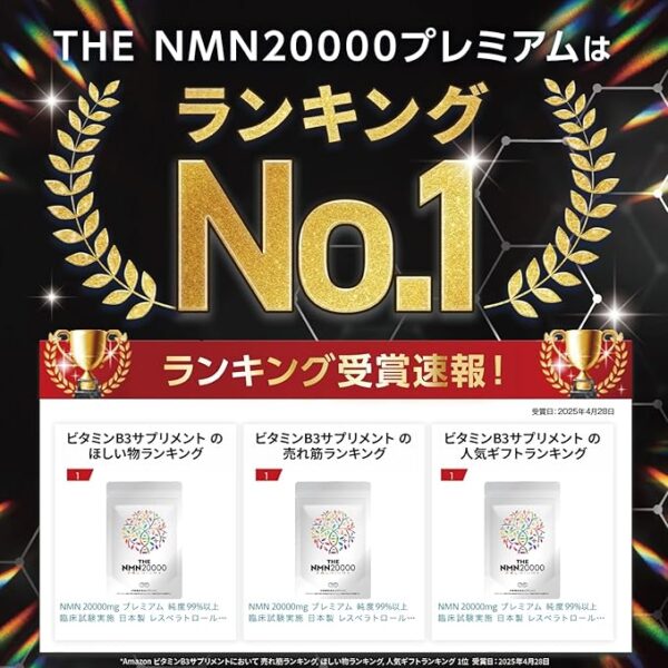 NMN 20,000 mg Premium Resveratrol, 90 Tablets, Clinical Trials, Purity Over 99%, Made in Japan, TOKYO Supplement - Image 2