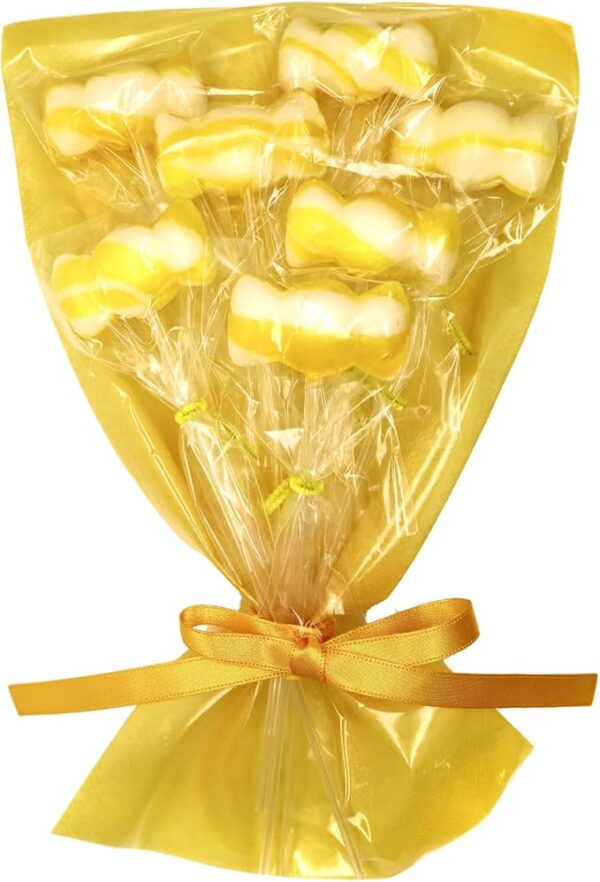 Candy Bouquet, Takara Confectionery, Idol, 7 Candies, Yellow, Presentation Goods, Lickening, Thank You, Petite Gift