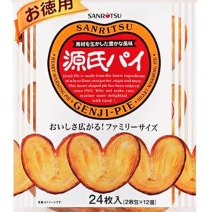 Sanitsu Seika Value Genji Pies, Pack of 24