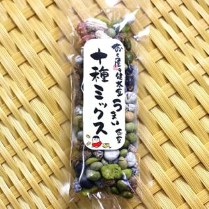 Okuya 10 Types Mixed Delicious Bean Stick (2.1 oz (60 g), Good Beans, Mixed Nuts, Bean Sweets, Kitakata, Aizu, Fukushima Pride