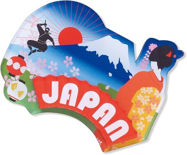 Nouren Magnet (Japan Panorama - Japan) Japanese Souvenir Traditional Japanese Souvenir Refrigerator Local Sticker