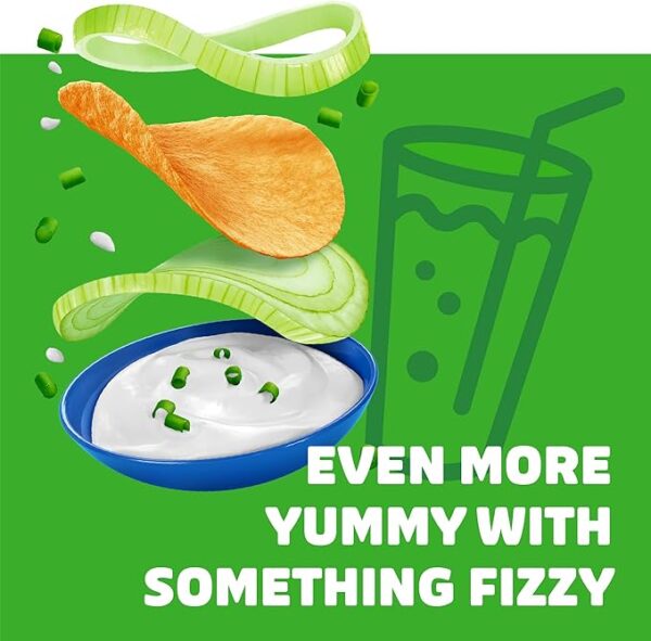 Kellogg’s Pringles Sour Cream & Onion Medium Can, 3.7 oz (105 g) - Image 5