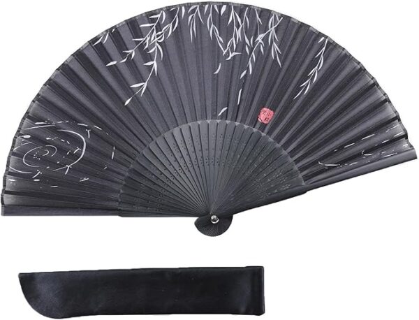 TOUWA Fan, Men's, Women's, Bamboo Ribs, Japanese Pattern, Lightweight, Japan, Souvenir, Festivals, Fireworks Shows, New Year's Parties, Recitals, Yukata, Kimono, Japanese Accessories, Kabuki