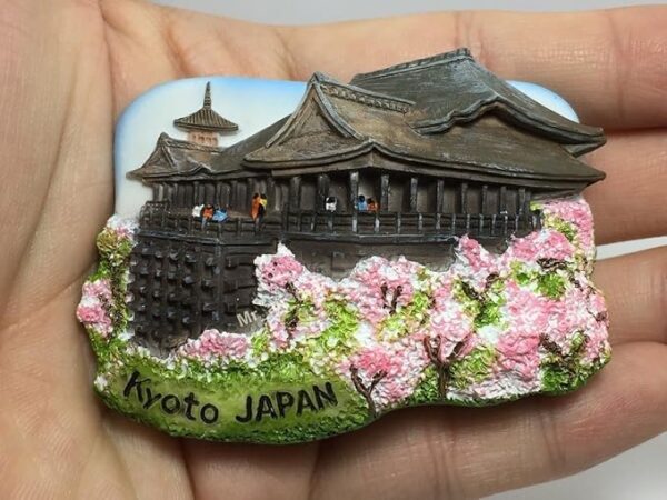 Kiyomizu Temple Kyoto Japan Souvenir Collection 3D Fridge Refrigerator Magnet Hand Made Resin - Japanese Refrigerator Magnet, Souvenir, Collection, Handmade Resin - Image 4