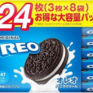 Mondeliz Japan Oreo Family Pack, Vanilla Cream, 24 Count
