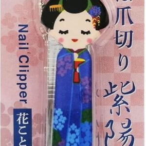 Flower Language Nail Clippers, Mini Size, Interior Size, Palm Size, Japanese Style, Japan, Overseas Souvenirs, Japan (Hydrangea)