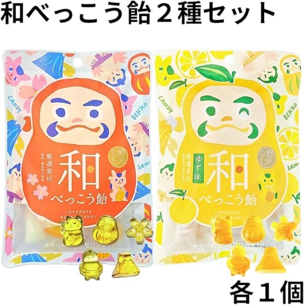 [Selectable Combination] Noshu Takamura Japanese Beekko Candy (Plain, Yuzu, Yuzu) [2 Types] Japan Souvenir Gift, Japanese Souvenir, Traditional, Maneki Neko Daruma, Sakura, Sumo, Mt. Fuji, Inbound - Image 3