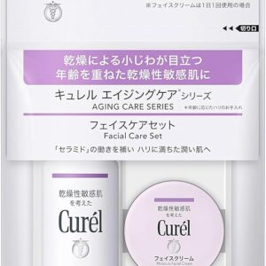 Trial Set Curel Aging Care (1.0 fl oz (30 ml) Lotion + Cream 0.4 oz (10 g)