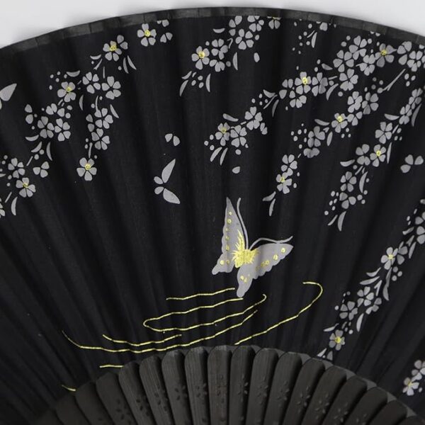 TOUWA Fan, Men's, Women's, Bamboo Ribs, Japanese Pattern, Lightweight, Japan, Souvenir, Festivals, Fireworks Shows, New Year's Parties, Recitals, Yukata, Kimono, Japanese Accessories, Kabuki - Image 3