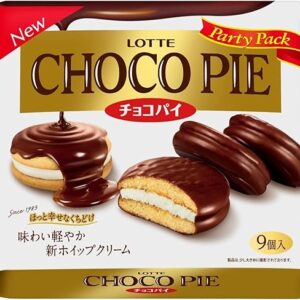 Lotte Chocolate Pie Party Pack 1 Bag (9 Pieces)