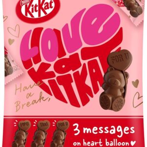 Nestle Japan Kit Kat Heart Full Bear Share Bags, 12 Pieces