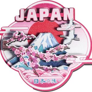 KRGNPLE Magnetic Sticker japanese souvenir fridge magnet Japanese souvenir three-dimensional souvenir souvenir landmark craft magnet cute idea collection accessories (Mt. Fuji)