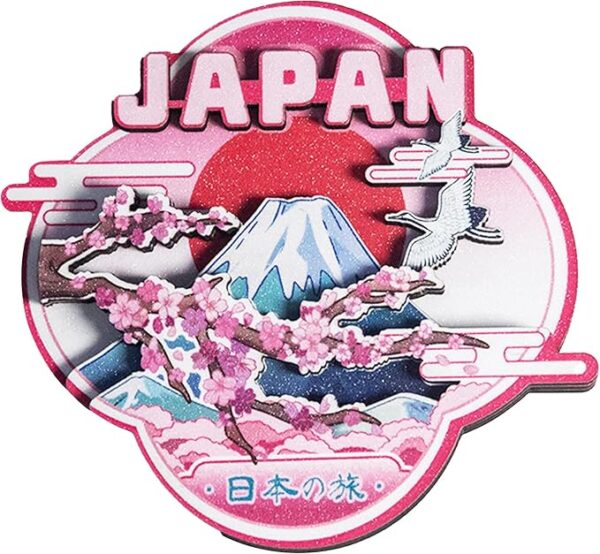 KRGNPLE Magnetic Sticker japanese souvenir fridge magnet Japanese souvenir three-dimensional souvenir souvenir landmark craft magnet cute idea collection accessories (Mt. Fuji)