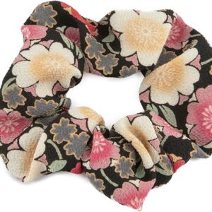 Noren Hair Rubber Scrunchie Japanese Pattern (Black) Hair Rubber / Made in Japan Hair Accessories Hair Arrangement Japanese Style Simple/Japanese Souvenir Japanese Traditional Souvenir Women's