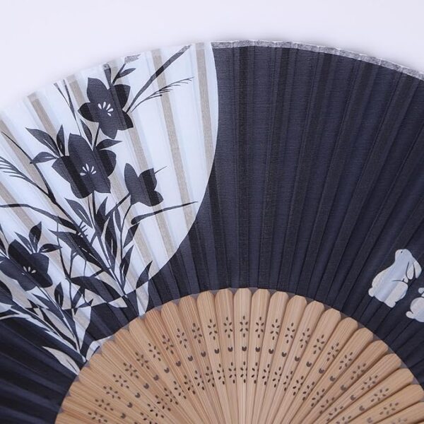 TOUWA Fan, Men's, Women's, Bamboo Ribs, Japanese Pattern, Lightweight, Japan, Souvenir, Festivals, Fireworks Shows, New Year's Parties, Recitals, Yukata, Kimono, Japanese Accessories, Kabuki - Image 3